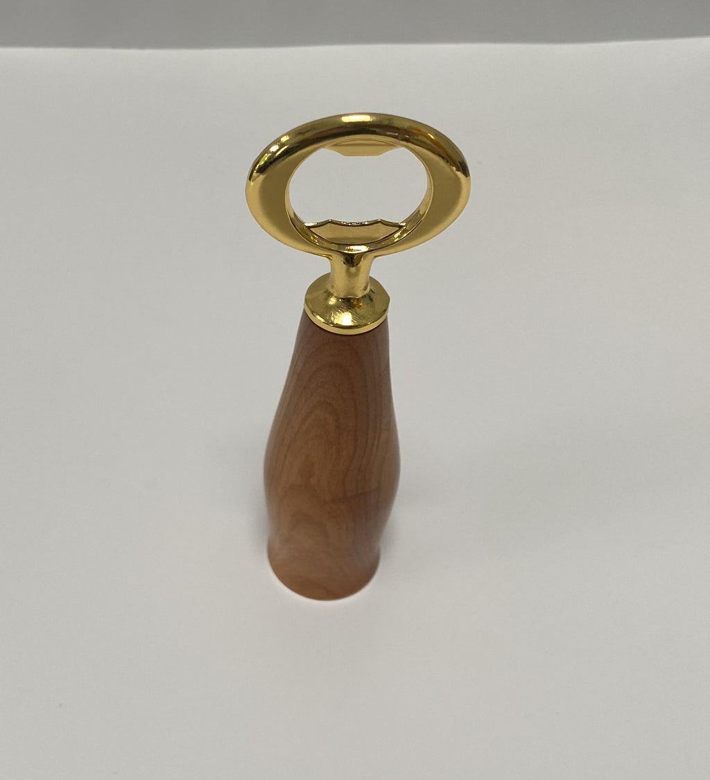 Handmade Cherry Wood Bottle Opener