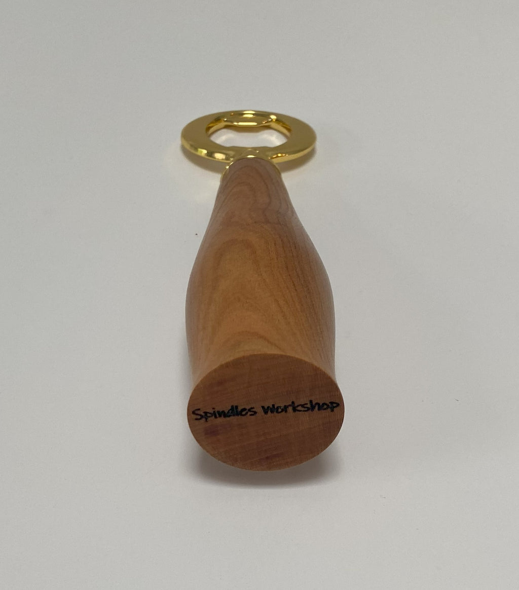 Handmade Cherry Wood Bottle Opener