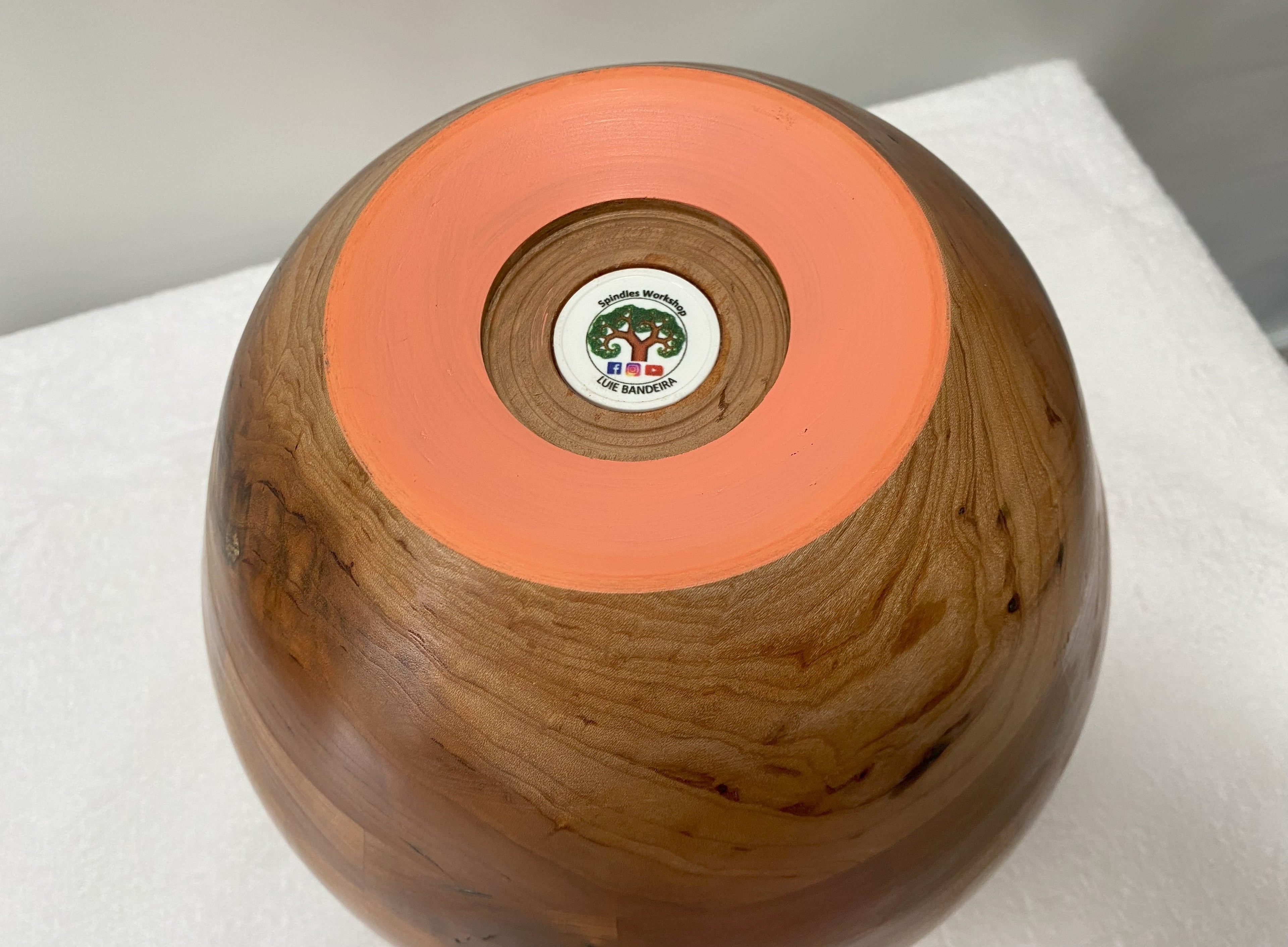 Handmade Chevron Patterned Segmented Bowl