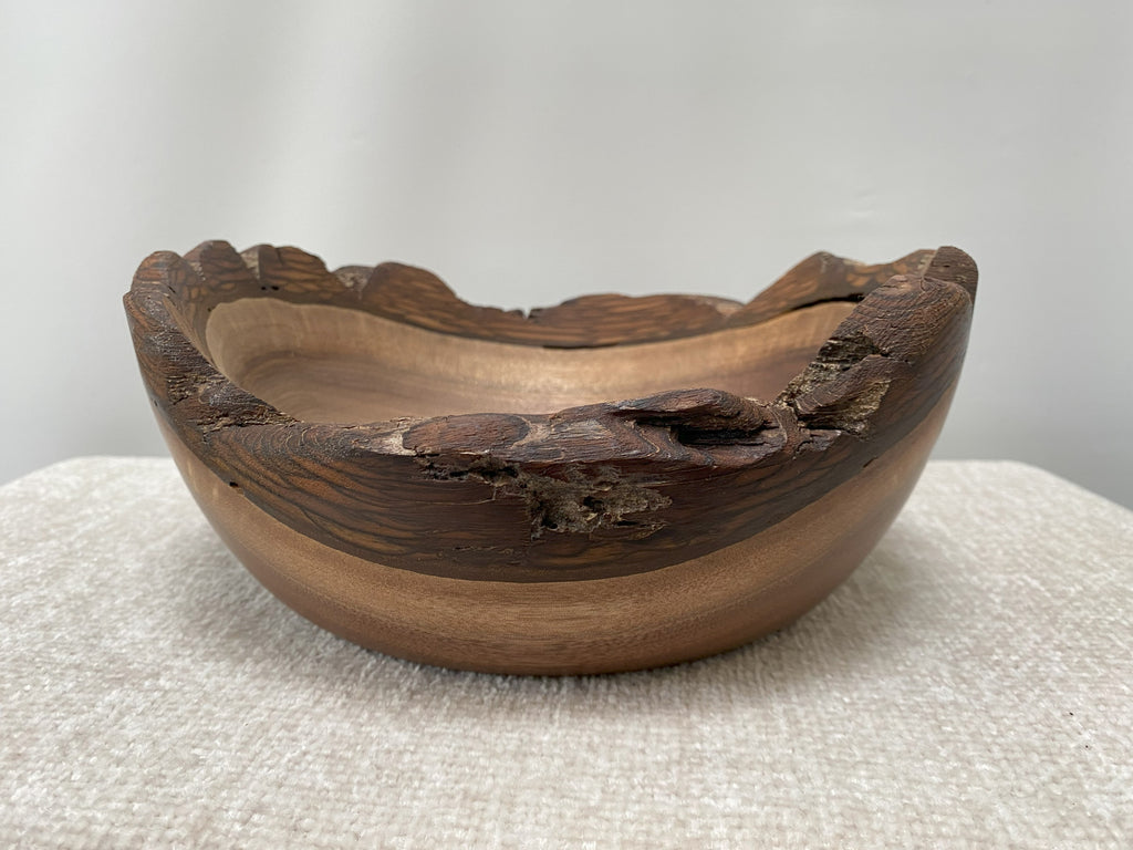 Handmade Live Edge Walnut Bowl