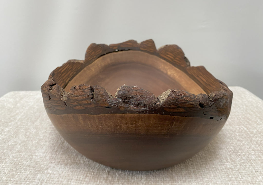 Handmade Live Edge Walnut Bowl
