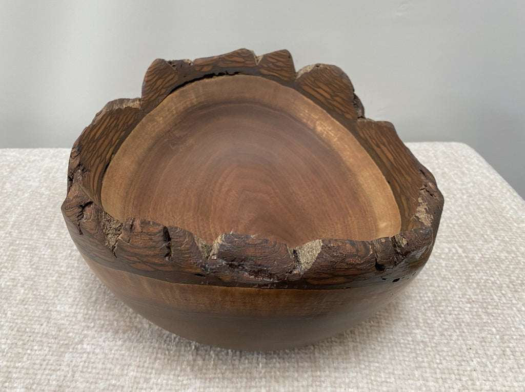 Handmade Live Edge Walnut Bowl