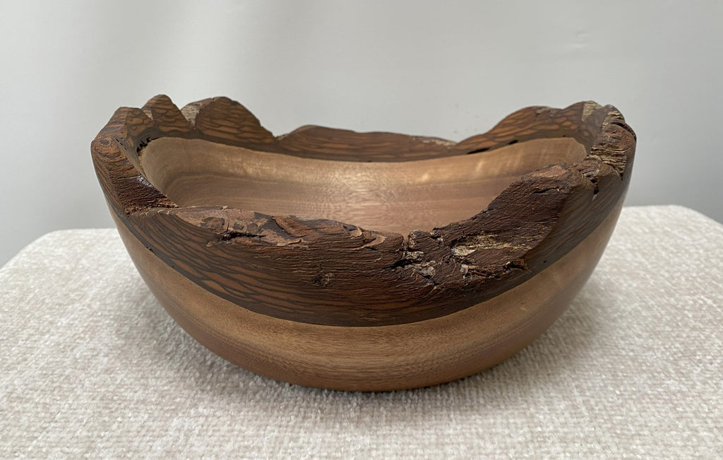 Handmade Live Edge Walnut Bowl