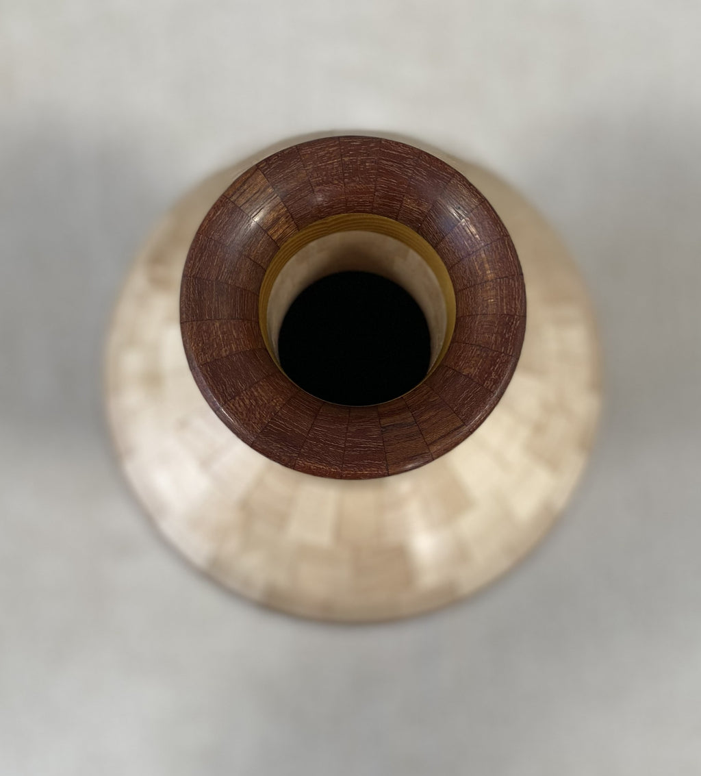 17 inch Tall Vase Handmade from 531 pieces