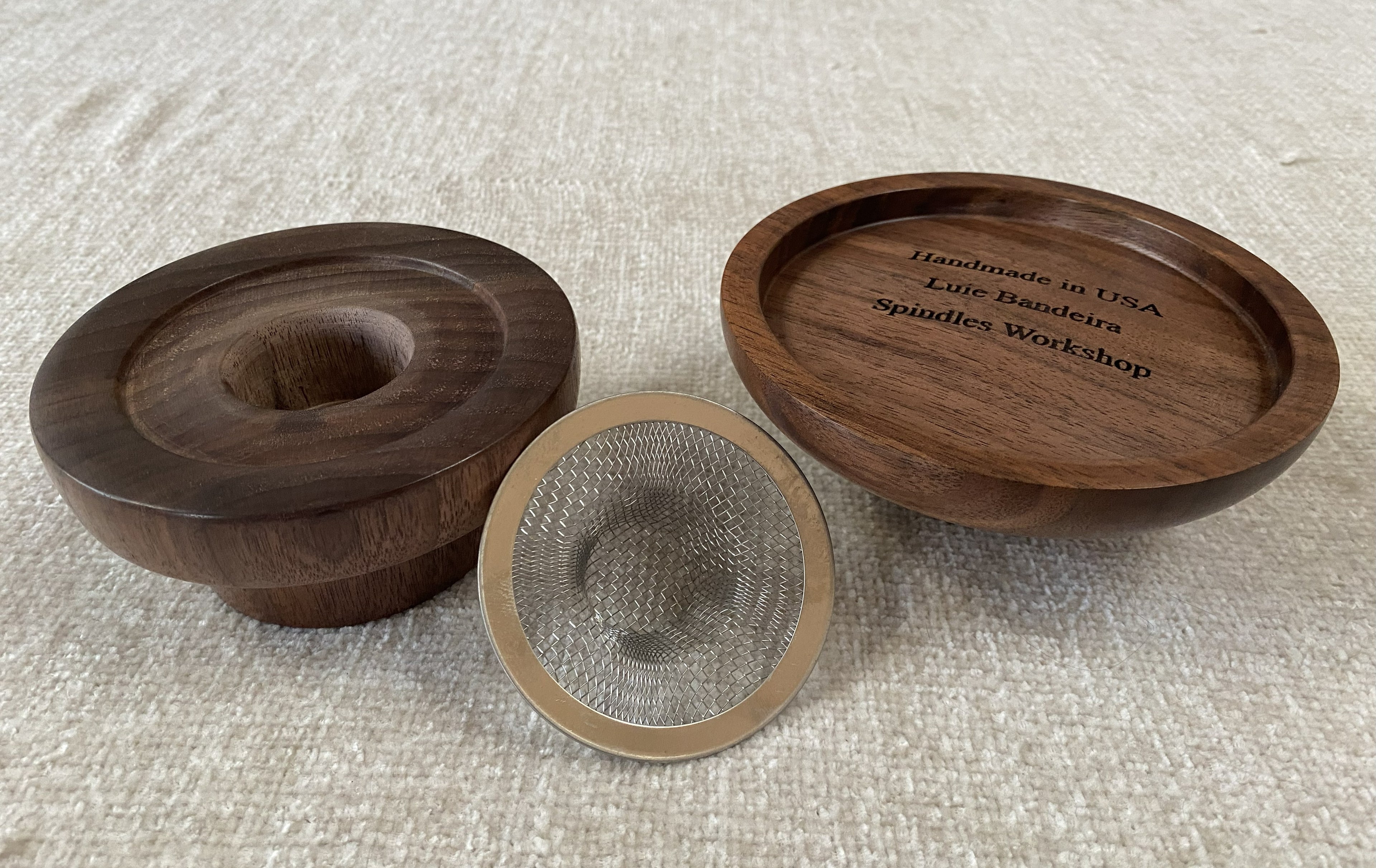 Handcrafted Walnut Whiskey Smoker