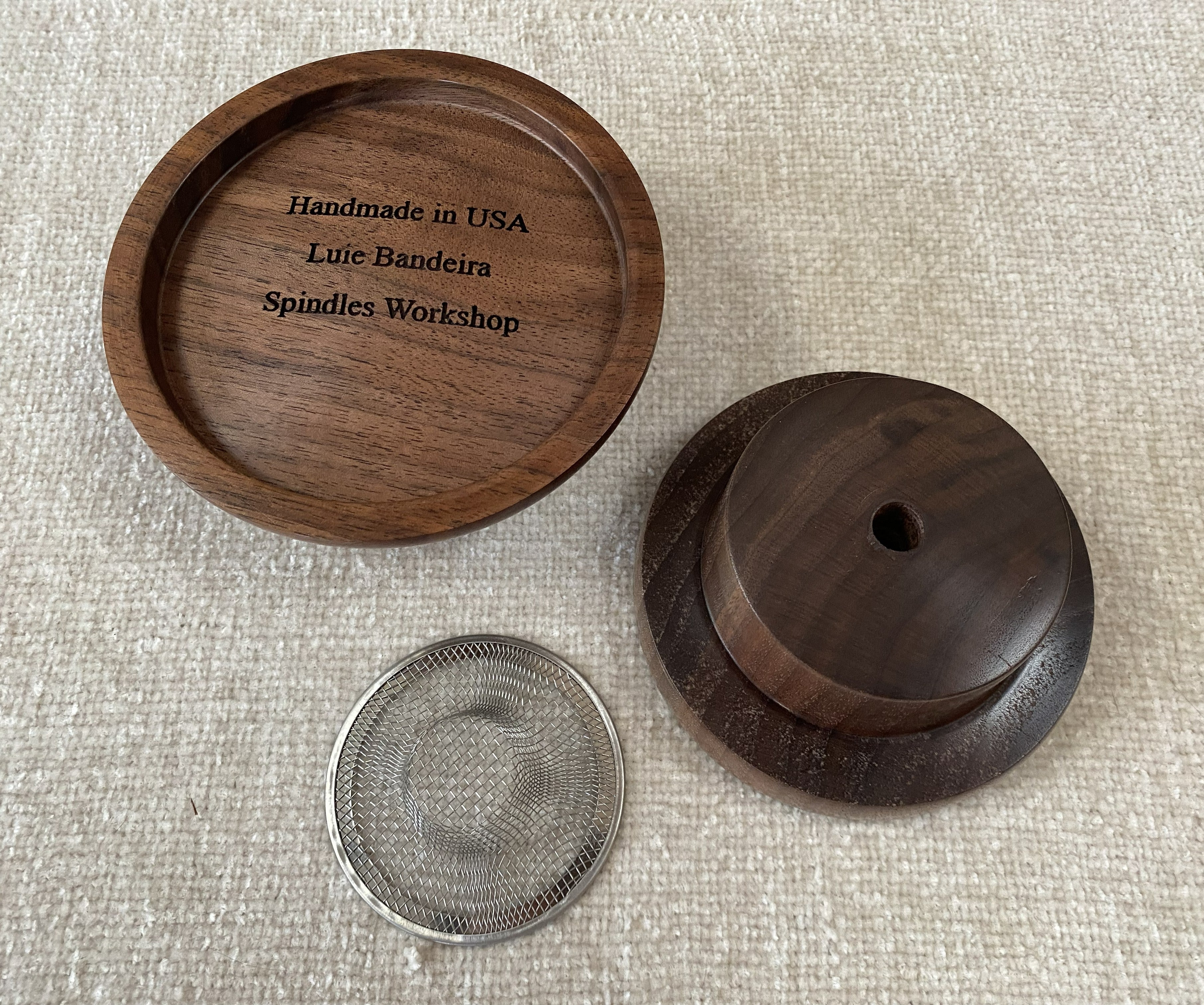 Handcrafted Walnut Whiskey Smoker