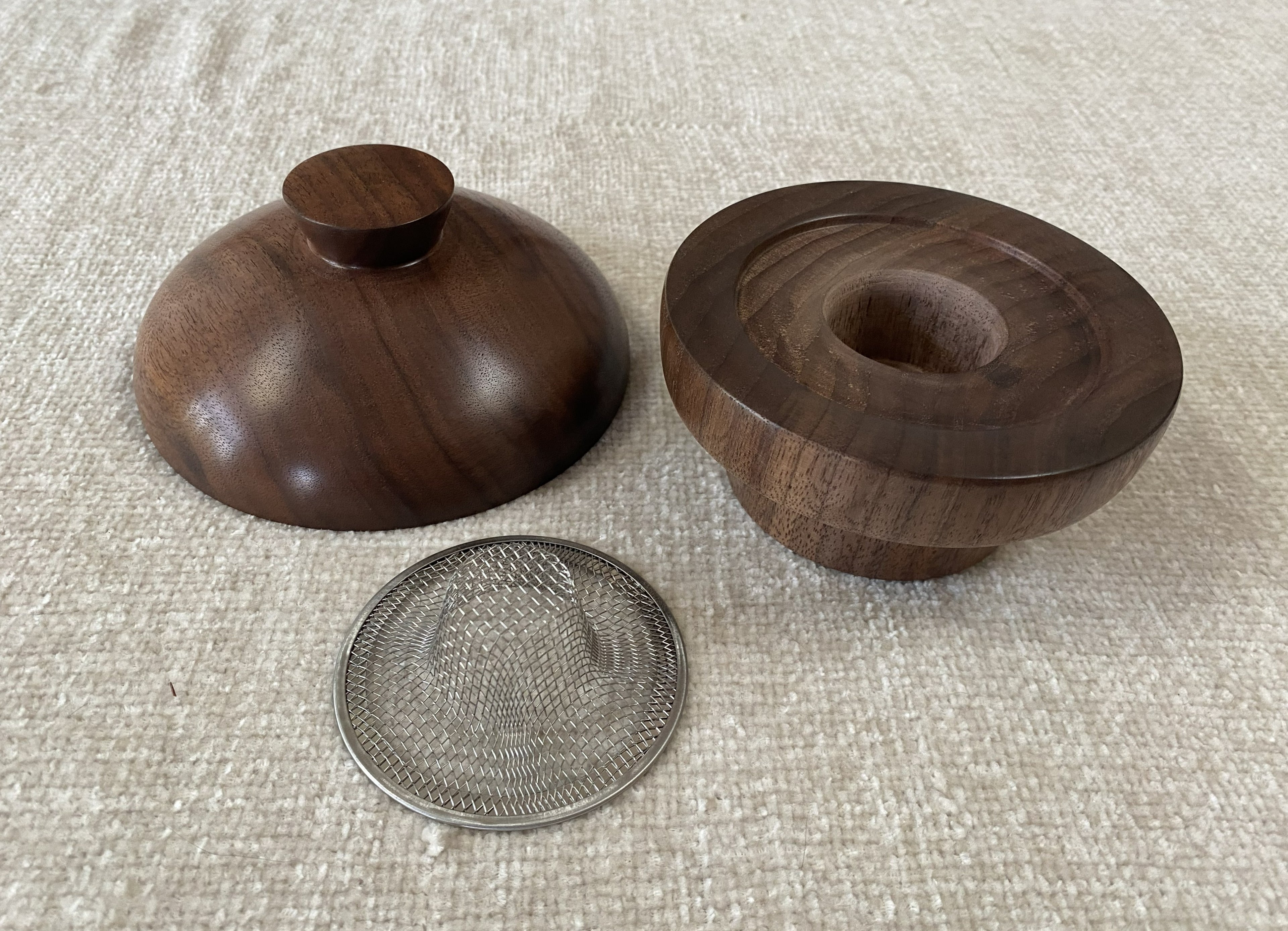 Handcrafted Walnut Whiskey Smoker