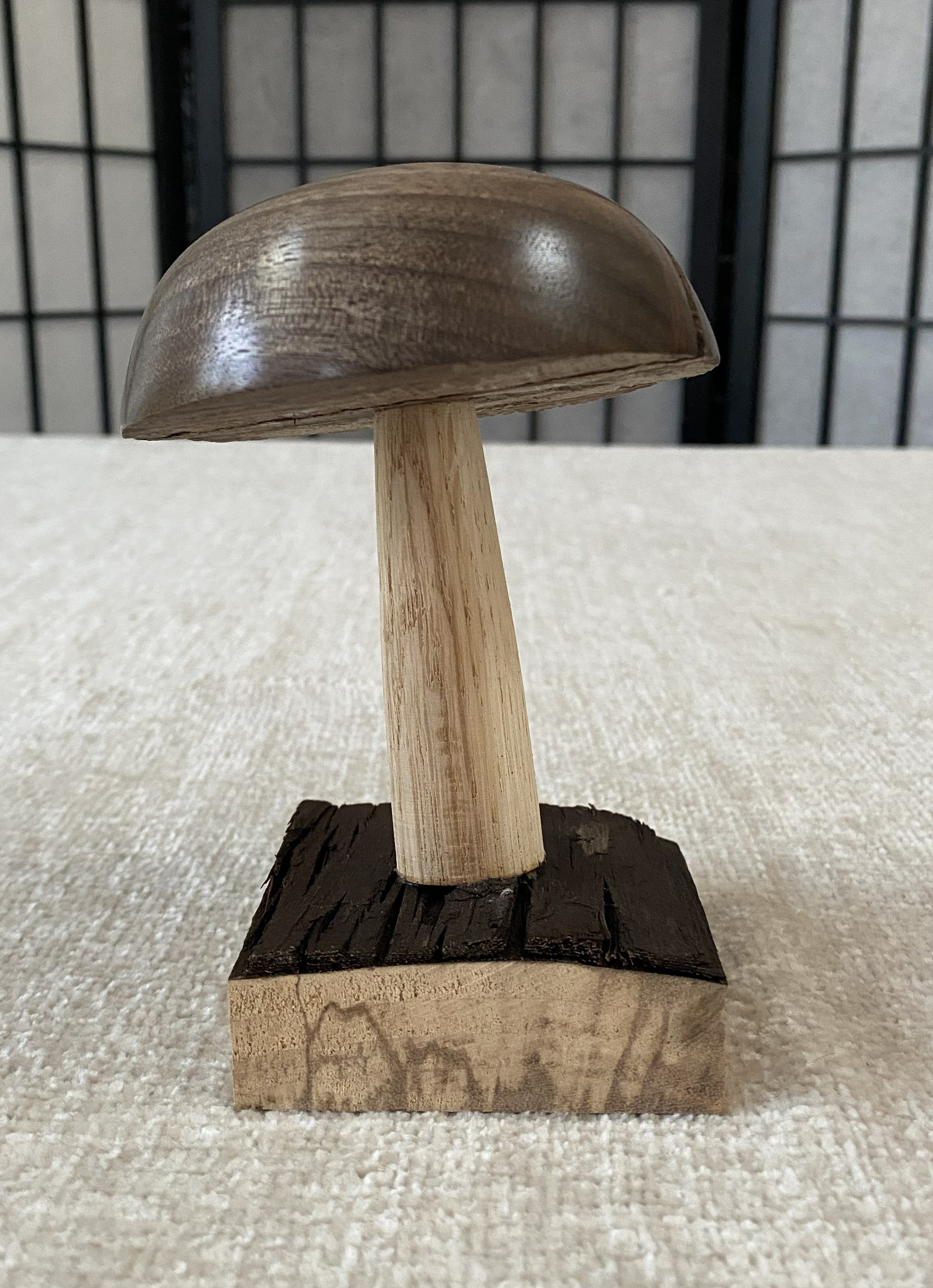 Handmade Walnut And Oak Mushroom