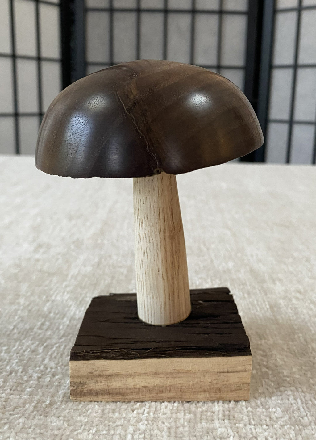 Handmade Walnut And Oak Mushroom