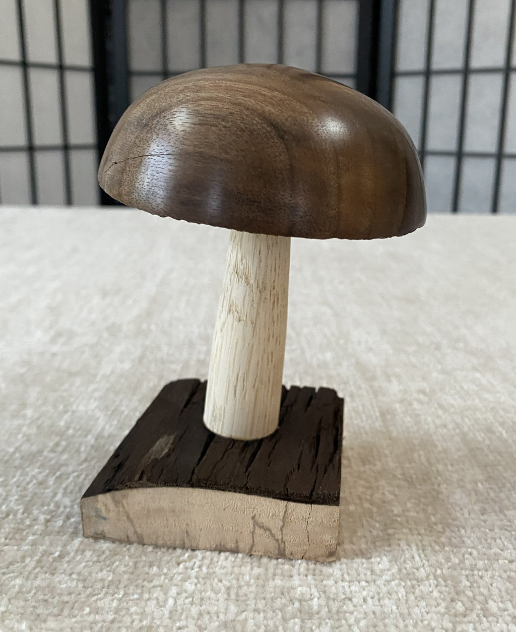 Handmade Walnut And Oak Mushroom