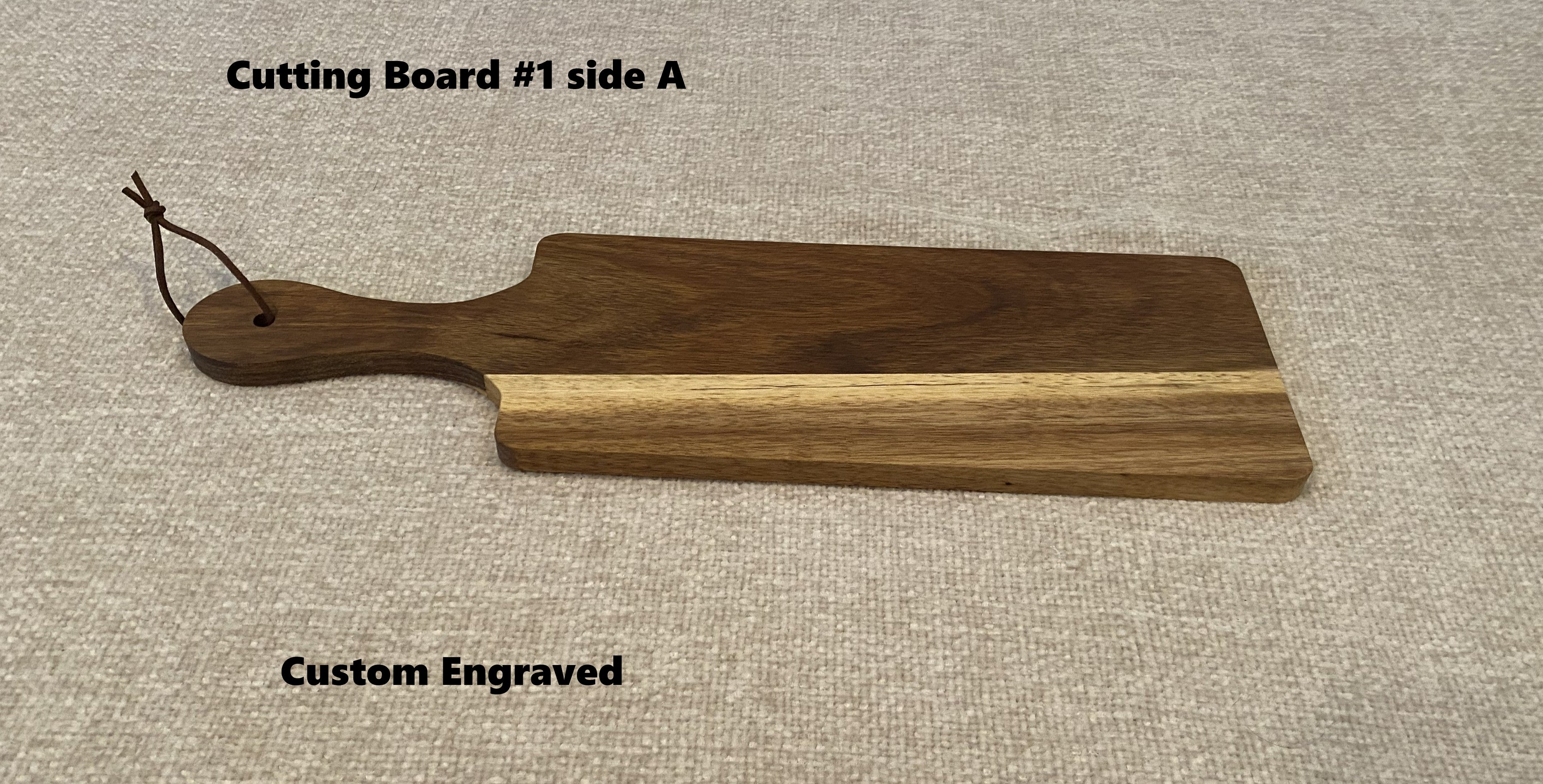 Custom-Engraved Acacia wood Cutting Boards