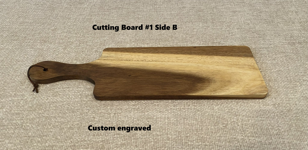 Custom-Engraved Acacia wood Cutting Boards