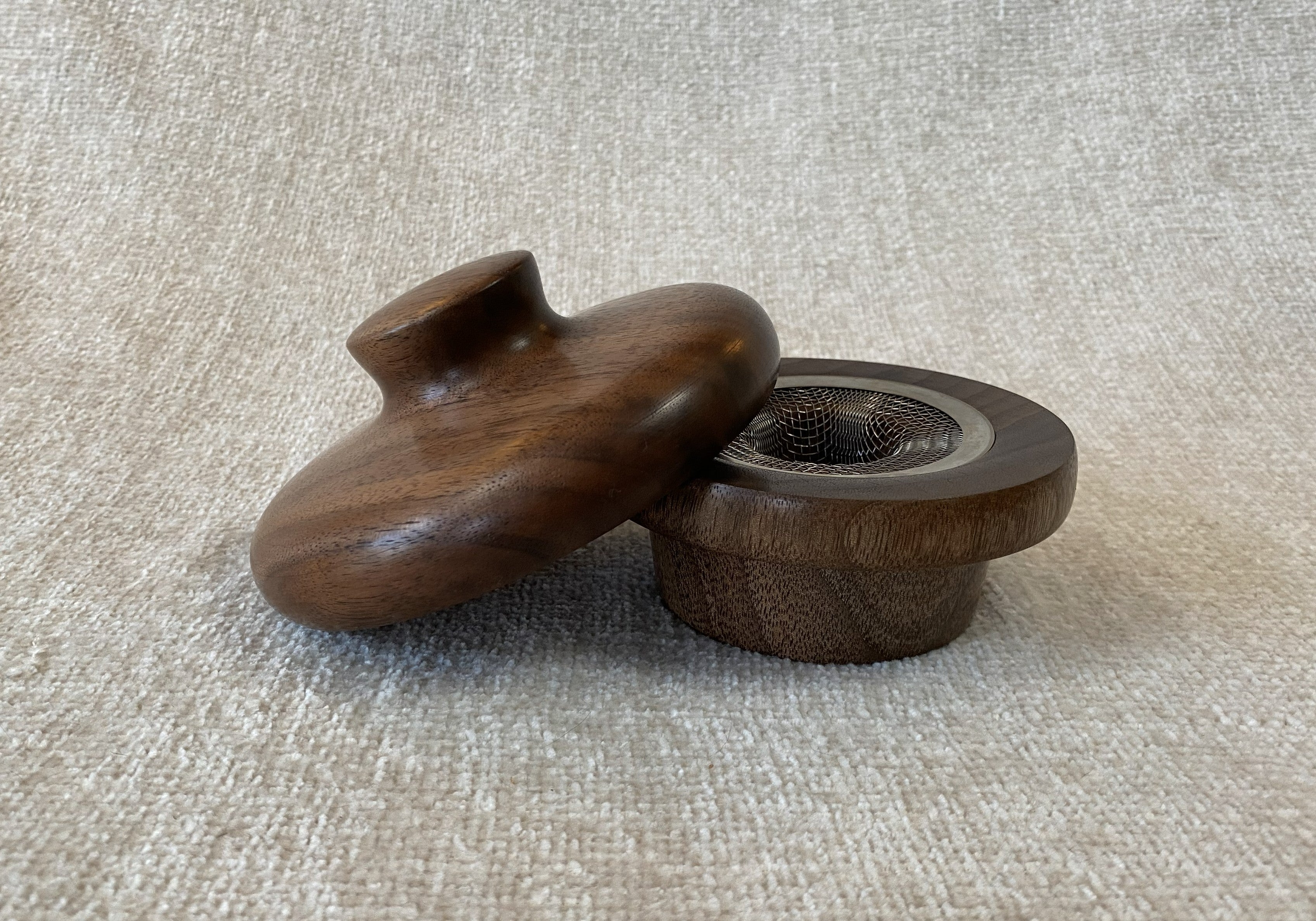 Handcrafted Walnut Whiskey Smoker