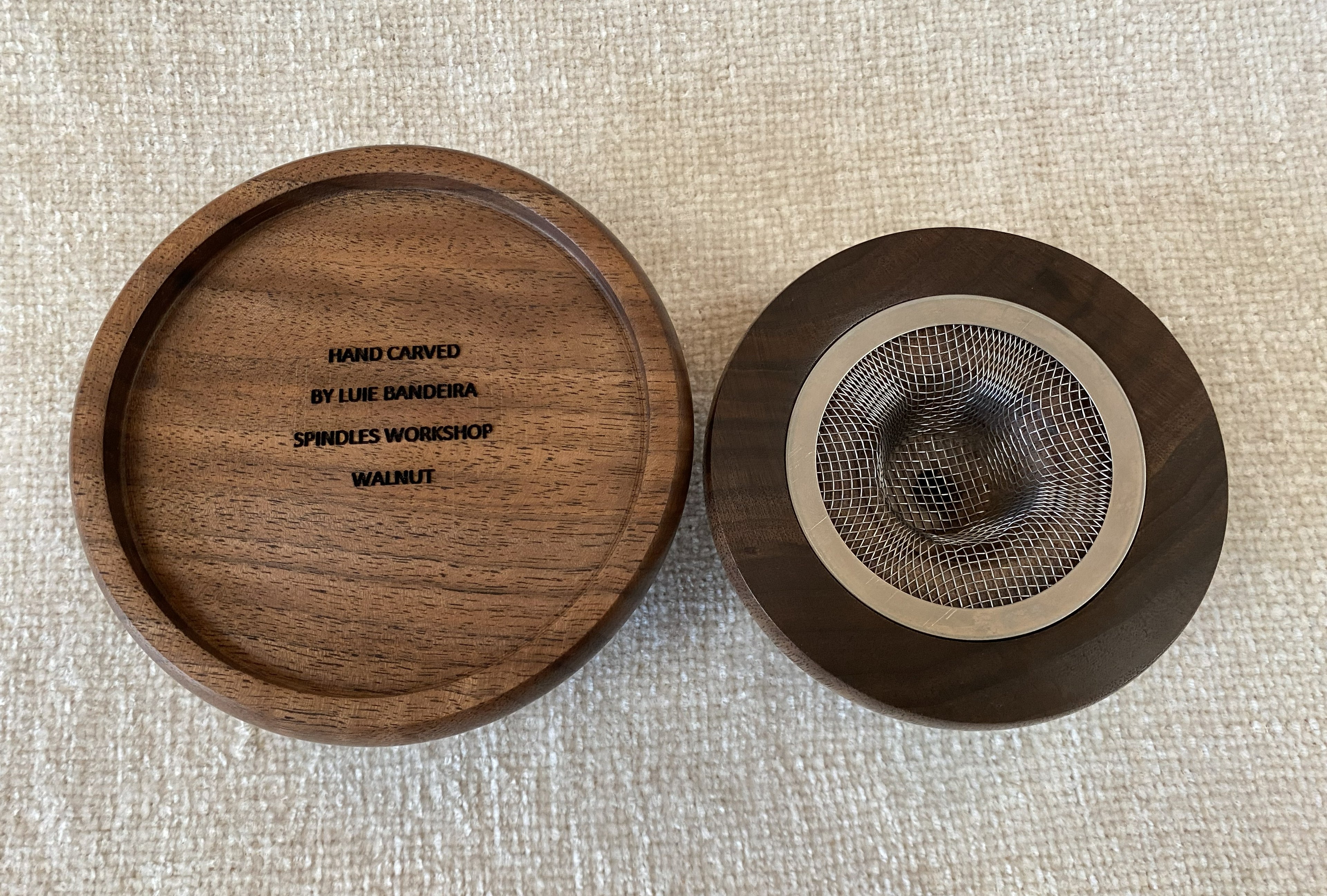 Handcrafted Walnut Whiskey Smoker