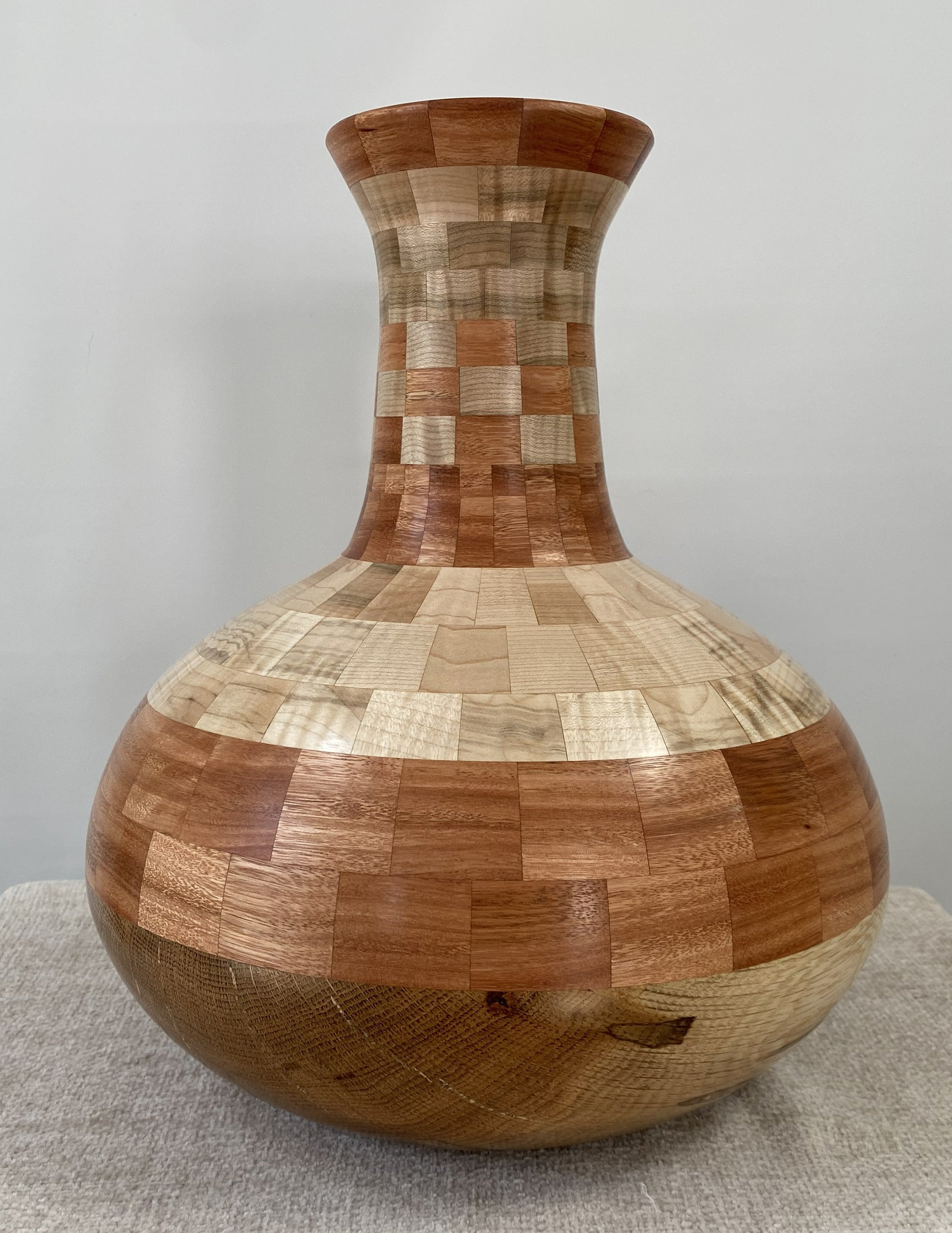 Forest Flow – Handmade Segmented Vase