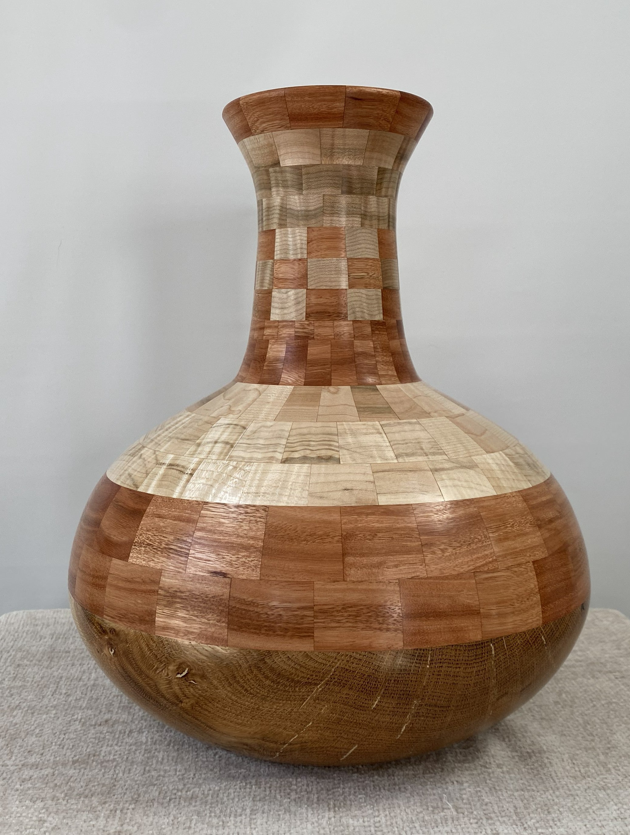 Forest Flow – Handmade Segmented Vase