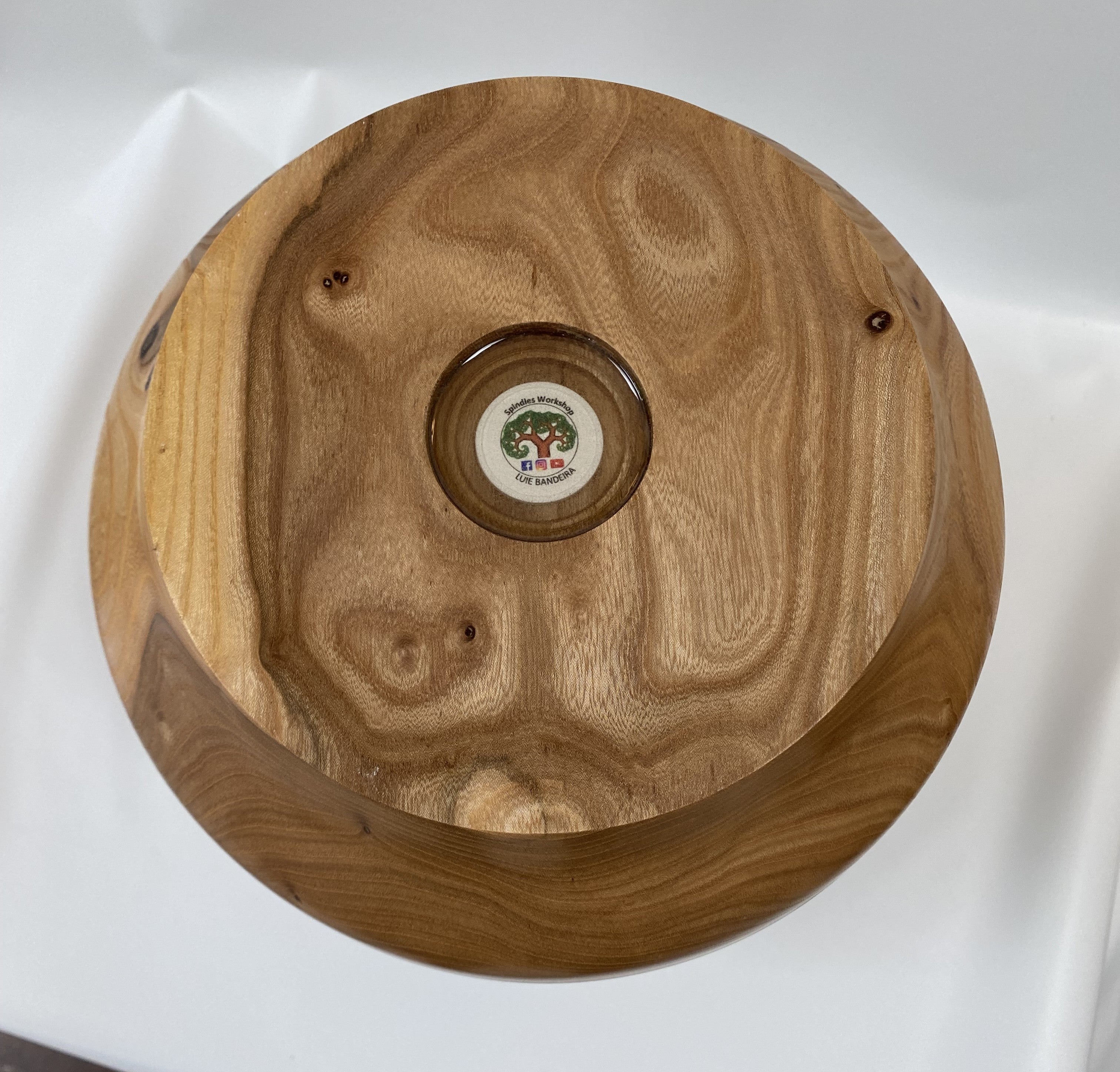 Handmade Segmented Bamboo, Ash, Maple, Walnut &amp; Purple Heart Vase