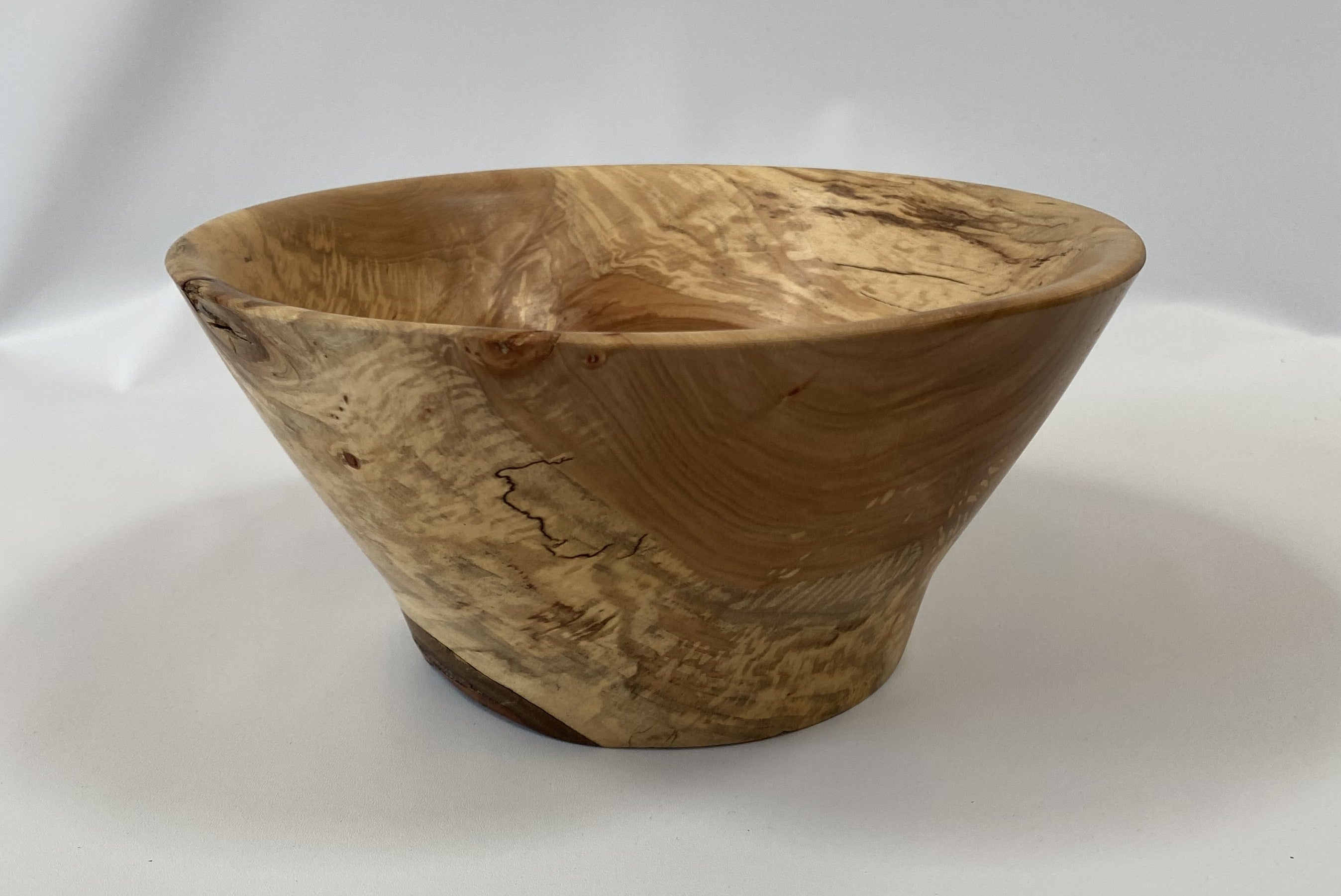 Handmade Spalted Maple Bowl – Food Safe Finish