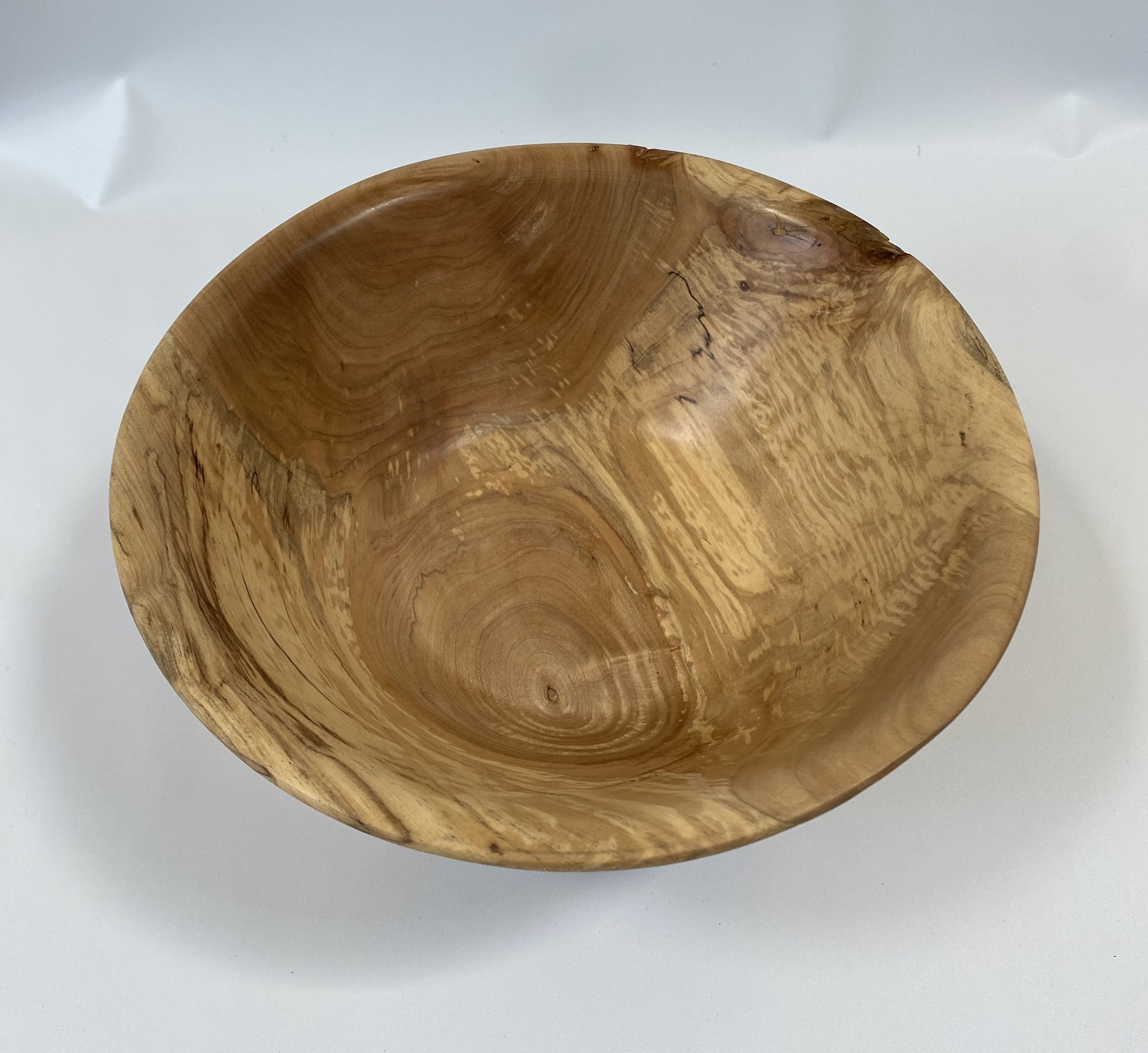 Handmade Spalted Maple Bowl – Food Safe Finish