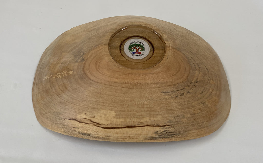 Spalted Maple Serving Bowl / Decorative Tray